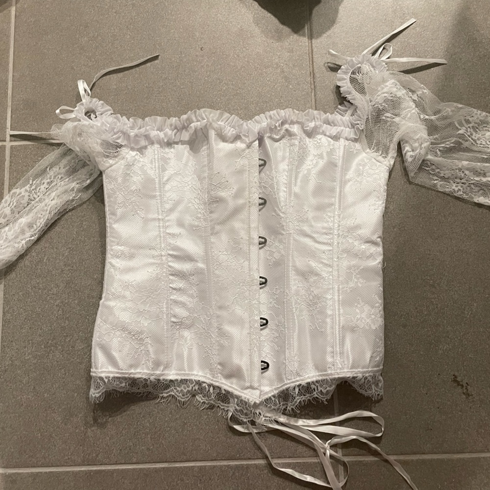 White corset